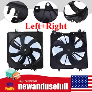 Radiator Cooling Fan Assembly for 2017 2018 2019 Honda CR-V CRV 2.4L Left &Right - Foto 1 di 18