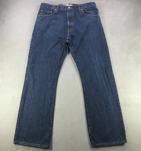 Levis 517 Jeans Mens 38x32 Blue Regular Bootcut Mid Rise Dark Wash Denim Y2K - Picture 1 of 13