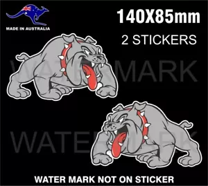 BULLDOG STICKER PAIR - Picture 1 of 1