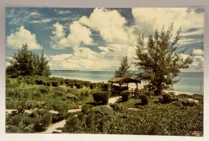 Vista desde Doherty House, Chub Cay, Berry Islands, Bahamas, postal vintage - Imagen 1 de 2