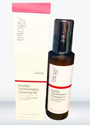 Óleo de limpeza Trilogy Rosehip Transformation, óleo de limpeza facial 3,7 oz. NOVO - Imagem 1 de 4