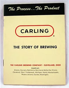 Vintage Cervo Birra Carling Storia della Birra 24 Pagine Libretto Vecchia Birra Dist Stock - Foto 1 di 3