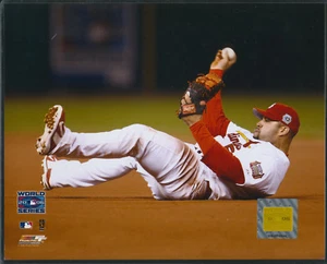 Albert Pujols World Series On Back St. Louis Cardinals 8x10 Photo With Toploader - Picture 1 of 1