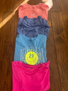 Lot of 4 Girls Athletic Tops Youth L/XL | Under Armour, Nike, Jordan, Old Navy - Picture 1 of 6