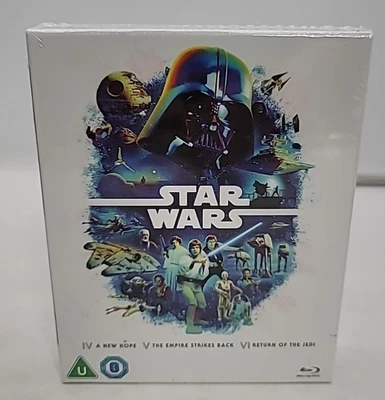 Star Wars: The Original Trilogy Episodes IV-VI (Blu-ray) Region Free U.S Compati - Image 1 of 4