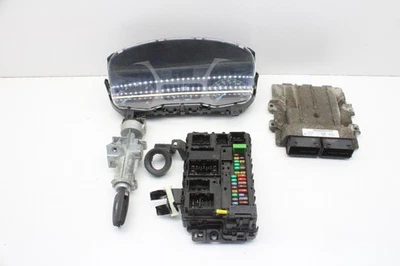 FORD TRANSIT MK4 Engine Ignition ECU Set GK21-12A650-CA 2.0D 96kw 2017 (DAMAGE) - Image 1 of 4