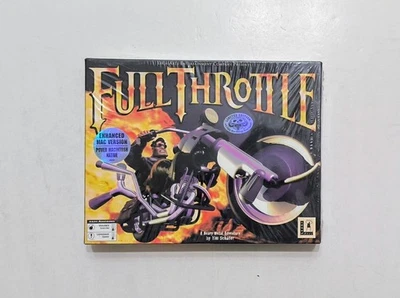 Full Throttle (Big Box, MAC, Sealed) *Lucas Arts* ~NO USA/CANADA Postage atm~ - Image 1 of 4