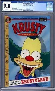 Krusty Comics #1 Bongo Comics 1995 The Simpsons Bart Simpson Matt Groening - Picture 1 of 1