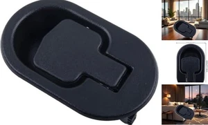 1PZ Ricambio Reclinabile Nero Divano Poltrona Divano Leva Rilascio Maniglia Tirare - Foto 1 di 7