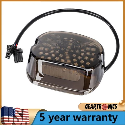 Remolque luces traseras LED para Harley Sportster Dyna Heritage Softail FLSTC Foto 1 de 4