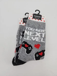 Hobby Lobby Boys Crew Gamer Socks • 2 Pair "You Are Next Level" - Picture 1 of 5