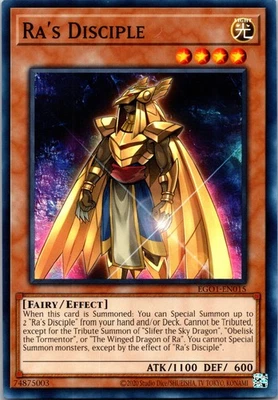 Ra's Disciple Common Egyptian God Deck: Obelisk the Tormentor EGO1-EN015 NM - Image 1 of 2