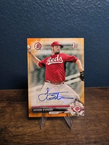 2017 Bowman - Prospect Autographs Jackson Stephens #PA-JS Orange /25 - Reds (AU) - Picture 1 of 3