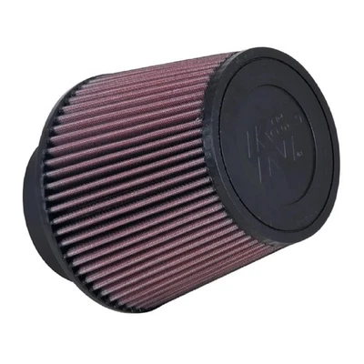 K&N RE-0950 Universal Clamp-On 6" Dia. Round Tapered Red Cotton Gauze Air Filter Foto 1 de 4