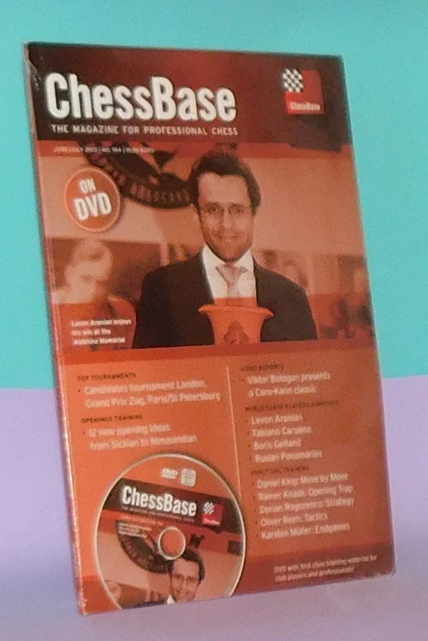 Chessbase Magazine 166 June July 2015 Marlya Muzychuck Cover DVD