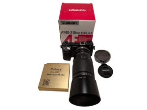 Lente teleobjetivo zoom Sony E-mount adaptado TAMRON 80-210 mm F/4,5-5,6 nuevo en CAJA - Imagen 1 de 13