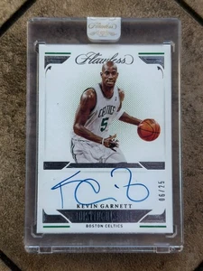 Kevin Garnett 2021 Panini Flawless Distinguished Signatures automático/25 Celtics Salón de la fama - Imagen 1 de 2
