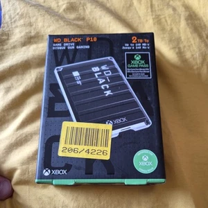 2TB Western Digital WD_BLACK P10, Portable External Rugged HDD, USB3.2, Bus Powe - Afbeelding 1 van 2