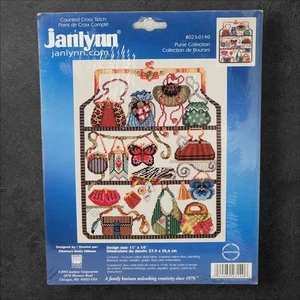 Vintage Janlynn Punto de Cruz Kit Cartera Colección 023-0140 Precintado 2004 - Imagen 1 de 3