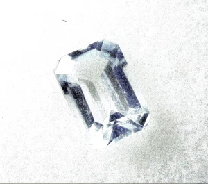 NICE 7 x 5 x 3.50 mm EMERALD CUT 1.15cts SKY BLUE TOPAZ BRAZIL VS GRADE - Picture 1 of 2