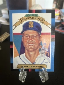 1988 Leaf Canadian - Diamond Kings Mark Langston #20 - Picture 1 of 2
