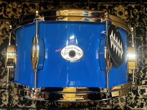 Slingerland 6.5" x 14" Studio King Snare Drum - Lunar Blue Lacquer - Picture 1 of 7