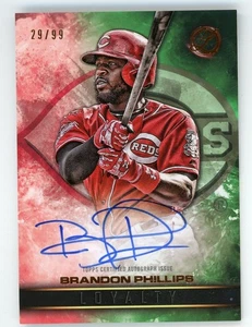 2016 Topps Legacies of Baseball BRANDON PHILLIPS Cincinnati Reds AUTO 29/99 - Picture 1 of 1