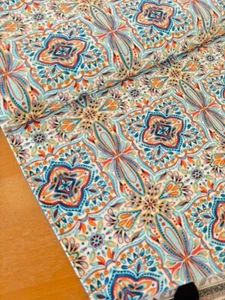 HILCO Damen Jersey ALOHA Blumen Ornamente Kinderstoff Jerseystoff Kleiderstoff - Bild 1 von 6