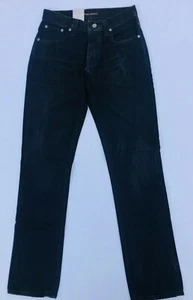 Pantalones de mezclilla GRIM TIM orgánicos negros grasa talla W30 L32 - Imagen 1 de 8