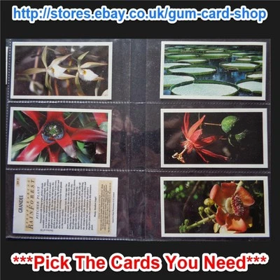 PLAYER'S - GRANDEE DISAPPEARING RAINFOREST 1991 (VG) *PLEASE SELECT CARD* - Image 1 of 4