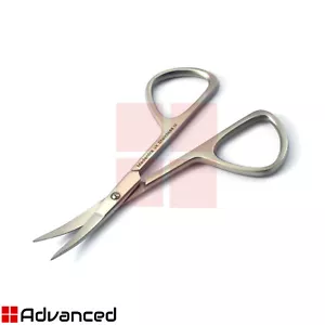 Cuticle Scissor Curved Manicure Pedicure Nail Art Clipper Cutter Trimmer Shears - Picture 1 of 2