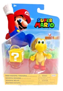 Jakks Pacific Super Mario Koopa Troopa mit Block 4"" Zoll Actionfigur Nintendo - Bild 1 von 5