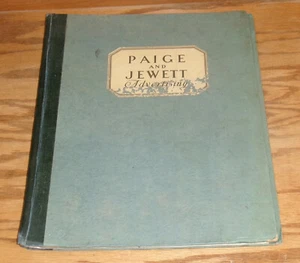 Album Catalogo Pubblicità e Merchandising Originale 1924 Paige & Jewett Dealer - Foto 1 di 7
