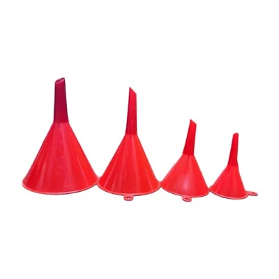 4件塑料漏斗套装汽车家用厨房发动机油水工具2英寸3英寸4英寸5 — 第 1/4 张图片