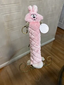 Zippy Paws -Bunny Jigglerz Tough No Stuffing Squeaky Dog Toy w/Crinkle Head 18” - Picture 1 of 4