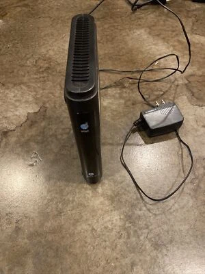 Motorola AT&T NVG510 Modem Router with Power Adapter- Runs But Has Damage - Image 1 of 3