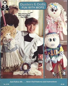 DUSTERS & DOLLS ~ FUN WITH MOPS - SUZANNE McNEILL mop dolls - Picture 1 of 1