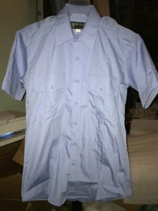 TACT SQUAD 8013 Polizei/Security/EMS Kurzarm Shirt hellblau Gr. S 14-141/2 - Bild 1 von 10