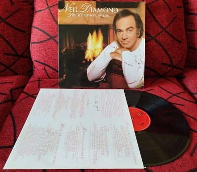 NEIL DIAMOND ** The Christmas Album ** ORIGINAL 1992 Spain LP w/ INSERT - Image 1 of 4