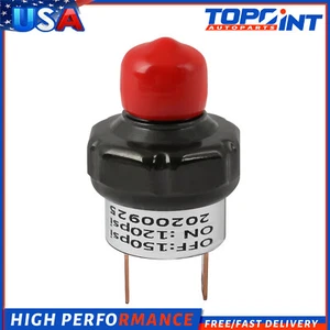 Válvula de control interruptor de presión de tanque compresor de bocina de aire 1/4" NPT 120-150PSI - Imagen 1 de 2