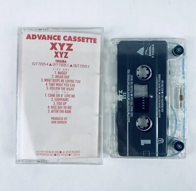 XYZ - XYZ Cassette Tape, Advance Release, Promo, Enigma Records, Hard Rock, HTF - Image 1 of 3