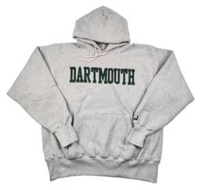 Vintage Dartmouth College Co-Op meliert grau Reverse Weave Hoodie Größe Large gebraucht, in einwandfreiem Zustand - Bild 1 von 13