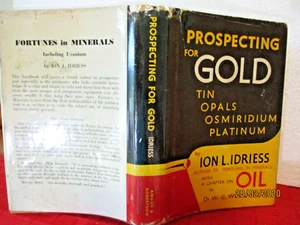 Ion L Idriess PROSPECTING FOR GOLD  hcdj 1962 AUSTRALIAN AUTHOR - Picture 1 of 12