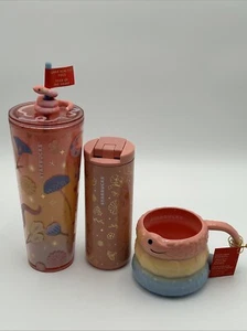 Starbucks Año de la Serpiente 2025 LOTE COLECCIÓN COMPLETA Lunar Nuevo Juego de 3 Piezas - Imagen 1 de 7
