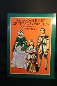 Libro - American Family of The Colonial Era - Muñecas de papel - Tierney - sin cortar - Imagen 1 de 6