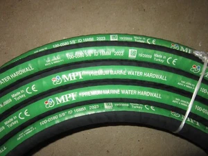 MPI series 100 HARDWALL 5/8 " ID MARINE WATER HOSE Wire Reinforced by the Foot - Picture 1 of 2
