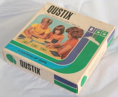 Rare Qustix Logic Sticks A Growing Up Game Complete Instructions Ivan Moscovith - Image 1 of 4