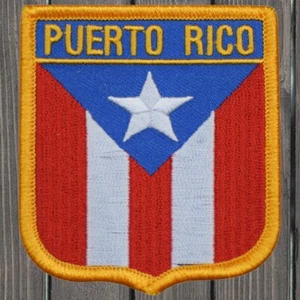 Toppa ricamata Porto Rico - da stirare - Foto 1 di 1