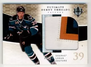 2009-10 Ultimate Collection Debut Threads Patches #UDTLC Logan Couture 35/35 - Picture 1 of 2