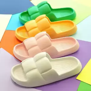 Summer Slippers Sandals Home Bathroom Bath Breathable Lightweight Non-slip Soft - Picture 1 of 20